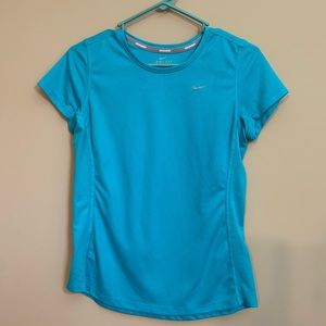 Nike‎ Running Dri-Fit Tee Teal Size Medium